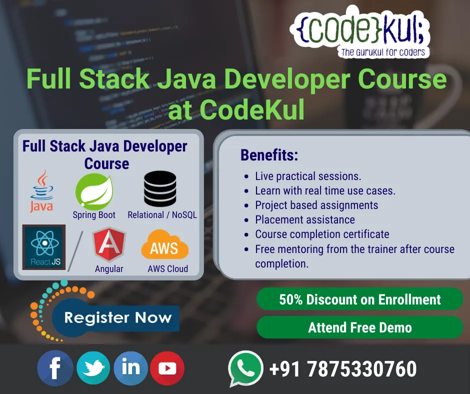 Best Full Stack Training Course in Pune and Online Full Stack Course